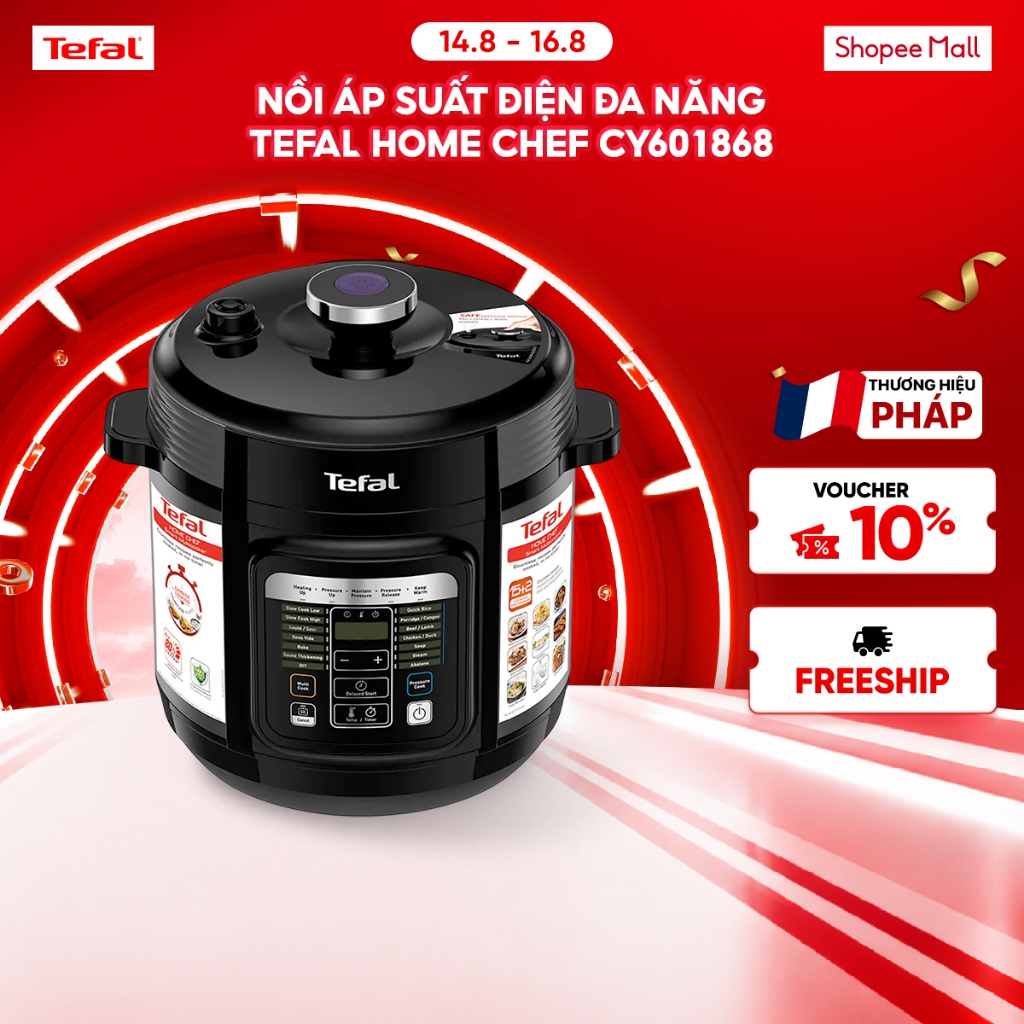 Nồi áp suất điện đa năng Tefal Home Chef CY601868
