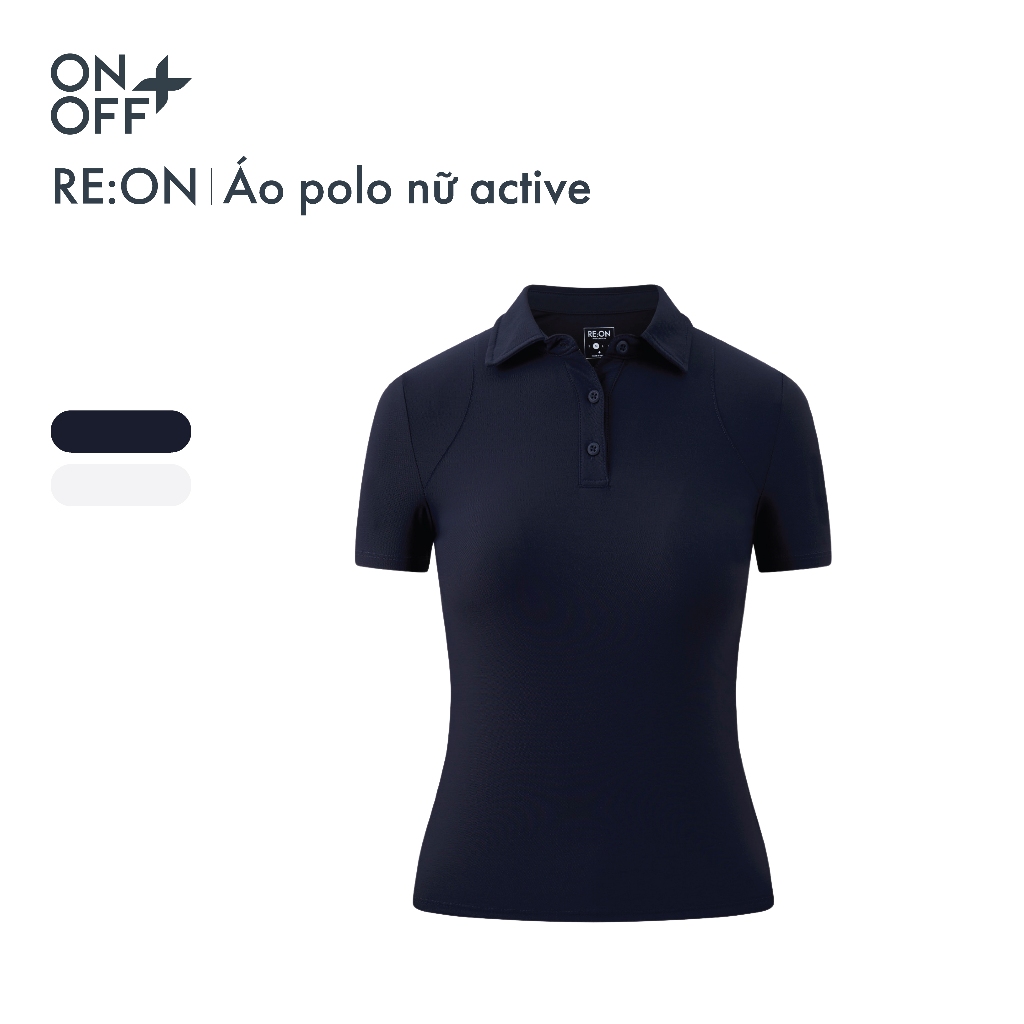 RE:ON | Áo polo nữ active phom slim fit tính năng advanced wicking performance tôn dáng, êm nhẹ ONOF