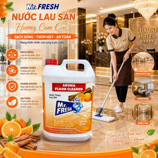 Nước thơm lau sàn Mr.fresh 5L Hương Cam quế