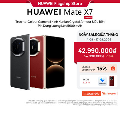 Điện Thoại HUAWEI Mate X7 | True-to-Colour Camera | Kính Kunlun Crystal Armour Siêu Bền | Pin Dung Lượng Lớn 5600 mAh