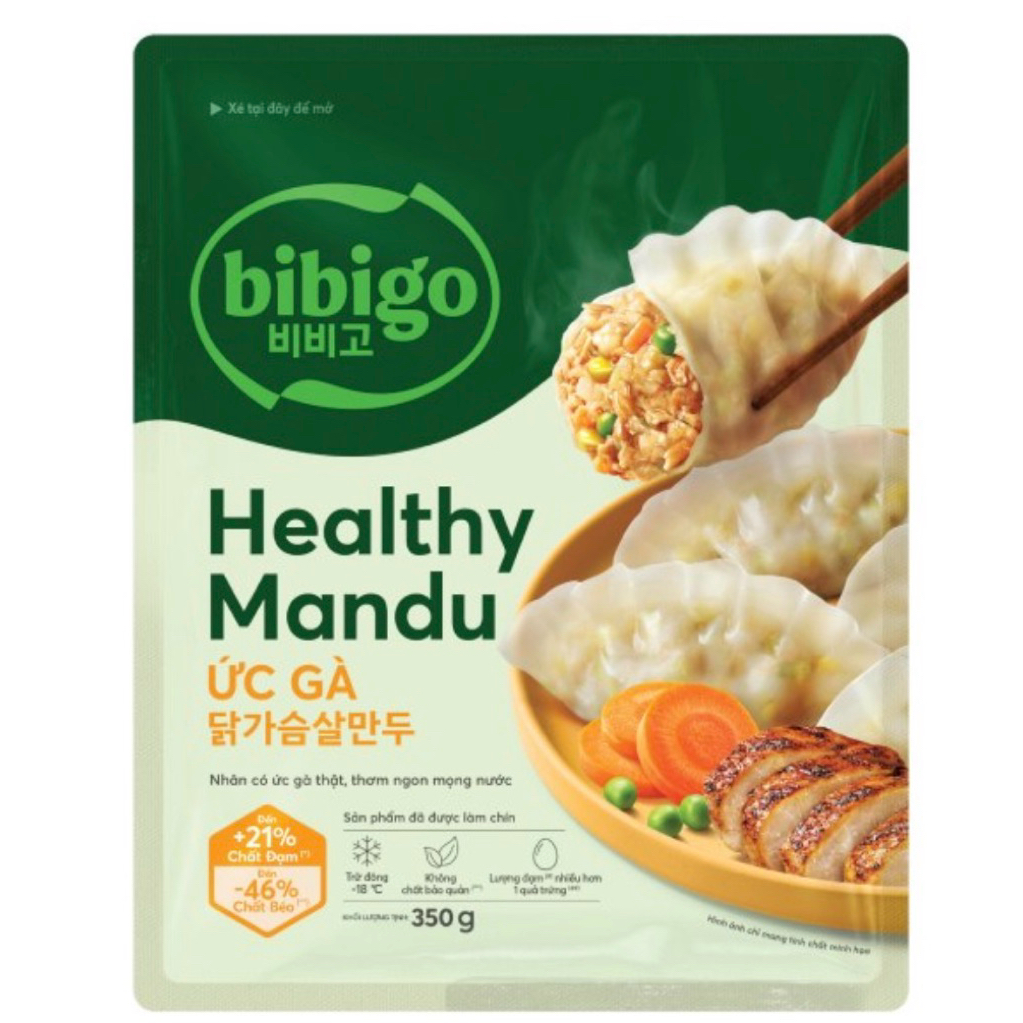 Mandu Bibigo Healthy Ức Gà 350g