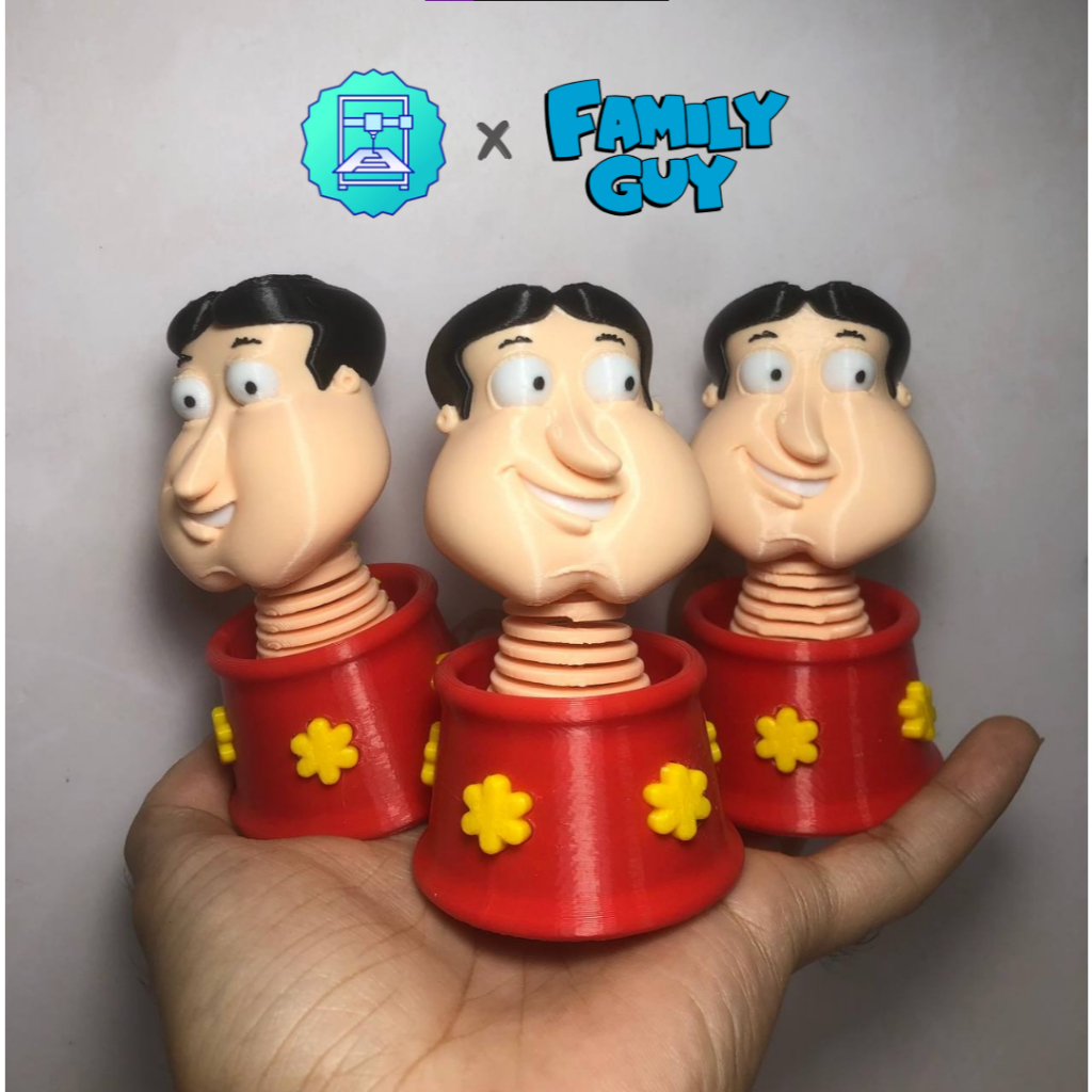 Mô Hình Quagmire Lò Xo Giggity | Mô hình In 3D Family Guy