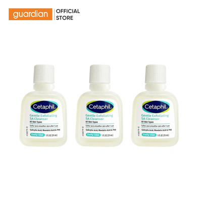 [HÀNG TẶNG KHÔNG BÁN] Combo 3 Cetaphil Gel Rửa Mặt Sạch Sâu Ngăn Mụn Cho Da Dầu, Mụn, Nhạy Cảm 29ml