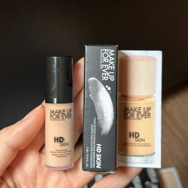 [Minisize 5mL] Kem nền MK4 HD Skin 1R02 (R210) nắp be cho da dầu
