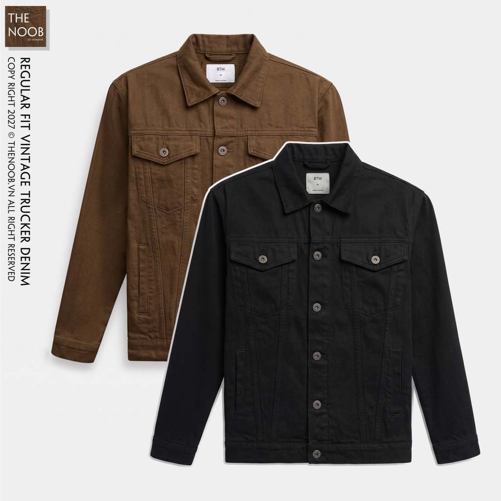 Áo Khoác Vintage Trucker Dáng Regular Fit - 2027AK05 - 2027AK04