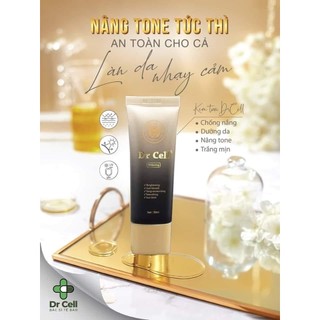 Kem Tươi Chống Nắng Dr Cell dưỡng trắng da ban ngày chống nắng mềm mịn da 50ml [ Hàng chính hãng nhập khẩu Hàn Quốc]