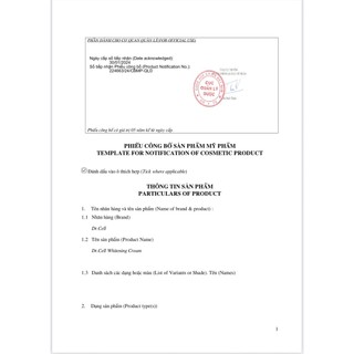 Kem Tươi Chống Nắng Dr Cell dưỡng trắng da ban ngày chống nắng mềm mịn da 50ml [ Hàng chính hãng nhập khẩu Hàn Quốc]