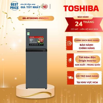 GR-RT303WE-PMV(52) Tủ lạnh Toshiba inverter 233 lít, Ngăn đông mềm,Multi Air Flow GR-RT303WE-PMV(52)