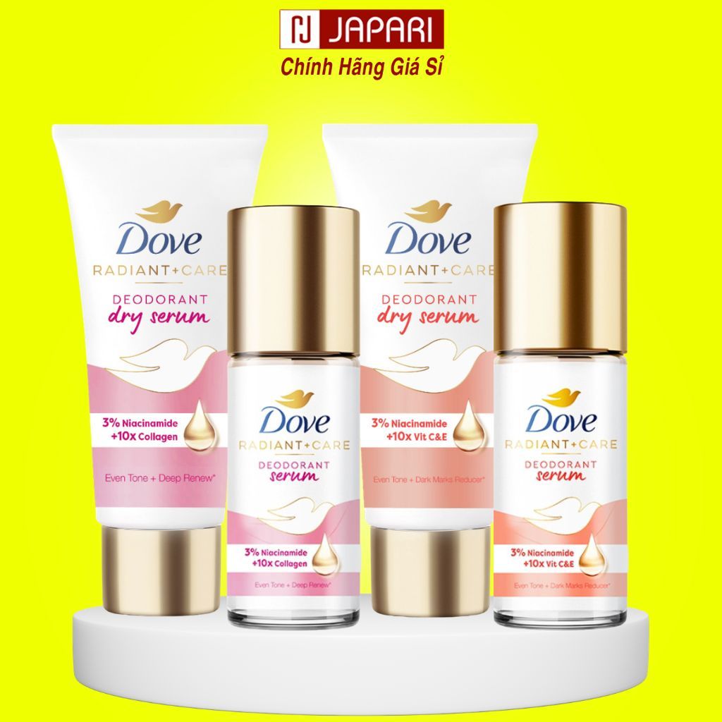 Lăn Nách Khử Mùi Dove Nữ CHÍNH HÃNG - Khử Mùi Dove Giảm Thâm, Dưỡng Sáng Da Dành Cho Nữ - JAPARI