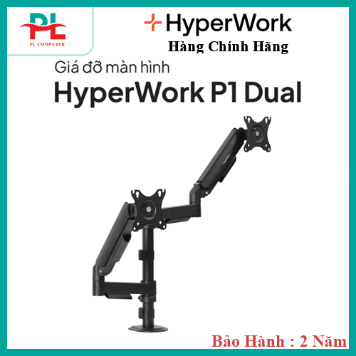 Giá Đỡ Màn Hình HyperWork P1 Dual