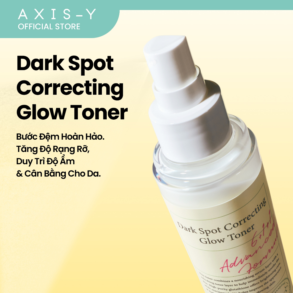 AXIS-Y Toner Nước Cân Bằng Mờ Thâm – Sáng Da 98% Glutathione & 5% Niacinamide | Dark Spot Correcting