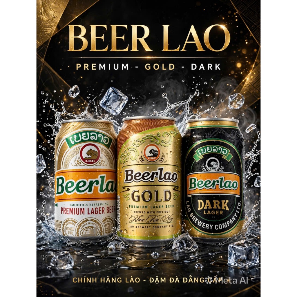 BEER LÀO THÙNG 24lon 500ml 330ml 5%vol (LƯU Ý 2 SẢN PHẨM TRONG 1 ĐƠN HÀNG)
