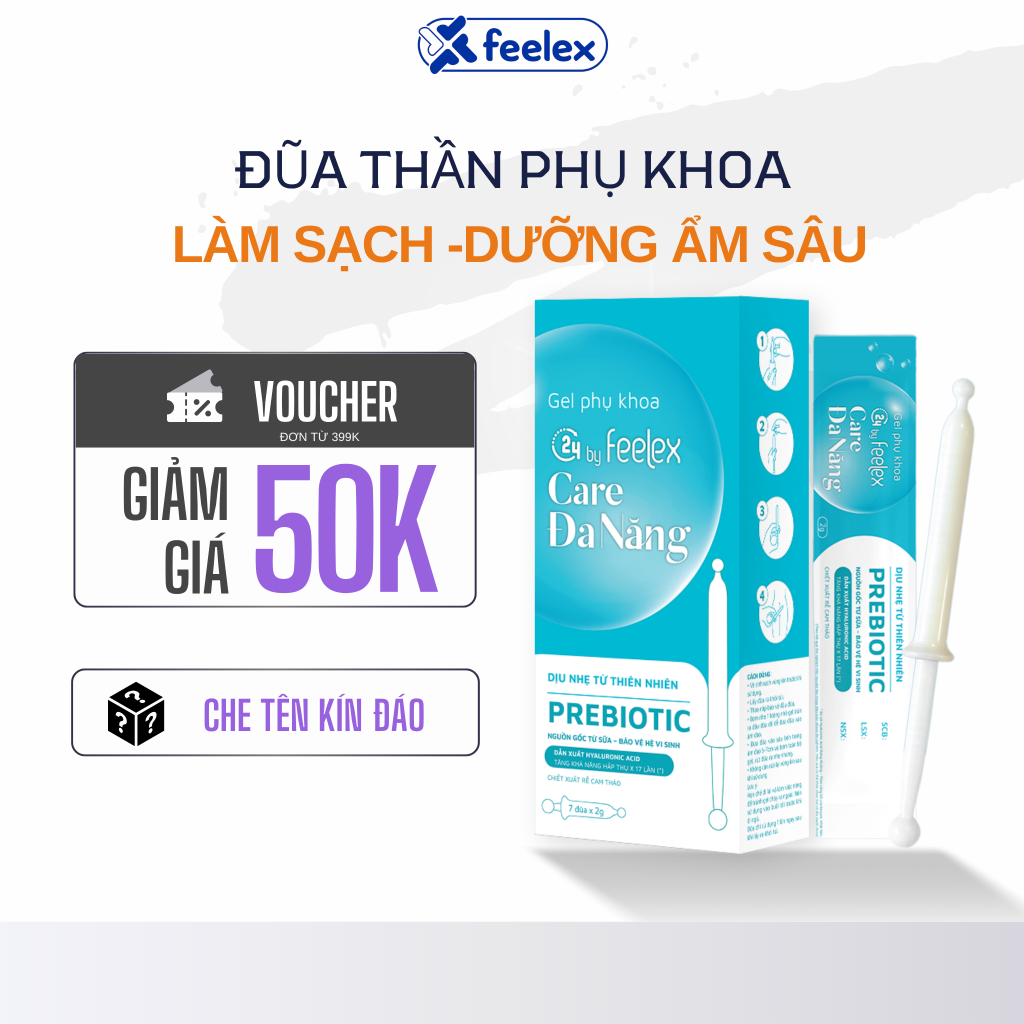 Dung dịch vệ sinh phụ nữ đũa thần inner C24 by Feelex Care Đa Năng hỗ trợ giảm mùi, ngứa rát nhẹ 7c