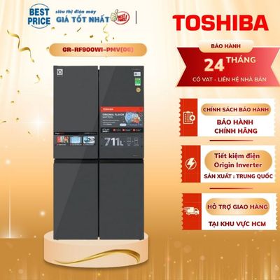 Tủ Lạnh TOSHIBA| GR-RF900WI-PMV(06)-MG Multi Door 4 Cánh|Origin Inverter,PureAir Turbo,Flexible Zone