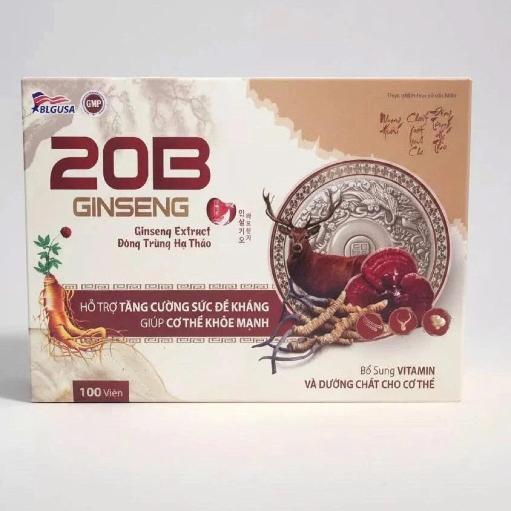 viên uống 20b ginseng