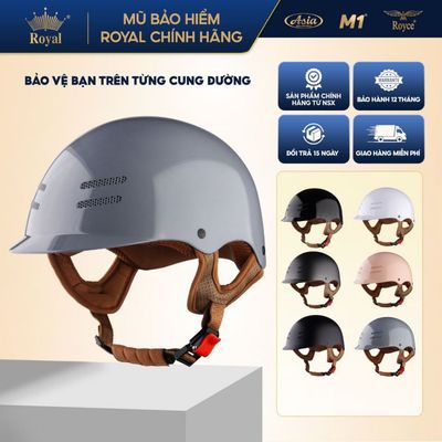 [Độc Quyền NSX] Mũ Bảo Hiểm Nửa Đầu Royal M299 Chính Hãng Cá Heo - Nam Nữ Đi Xe Máy - BH 12 Tháng