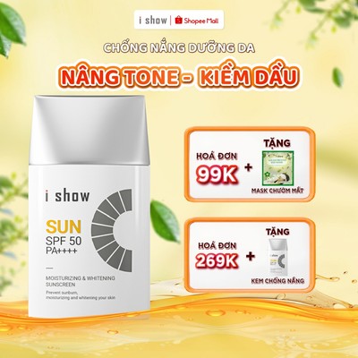 Kem Chống Nắng I SHOW SPF50+ PA++++ Bảo Vệ Da, Finish Căng Bóng Tự Nhiên 50g