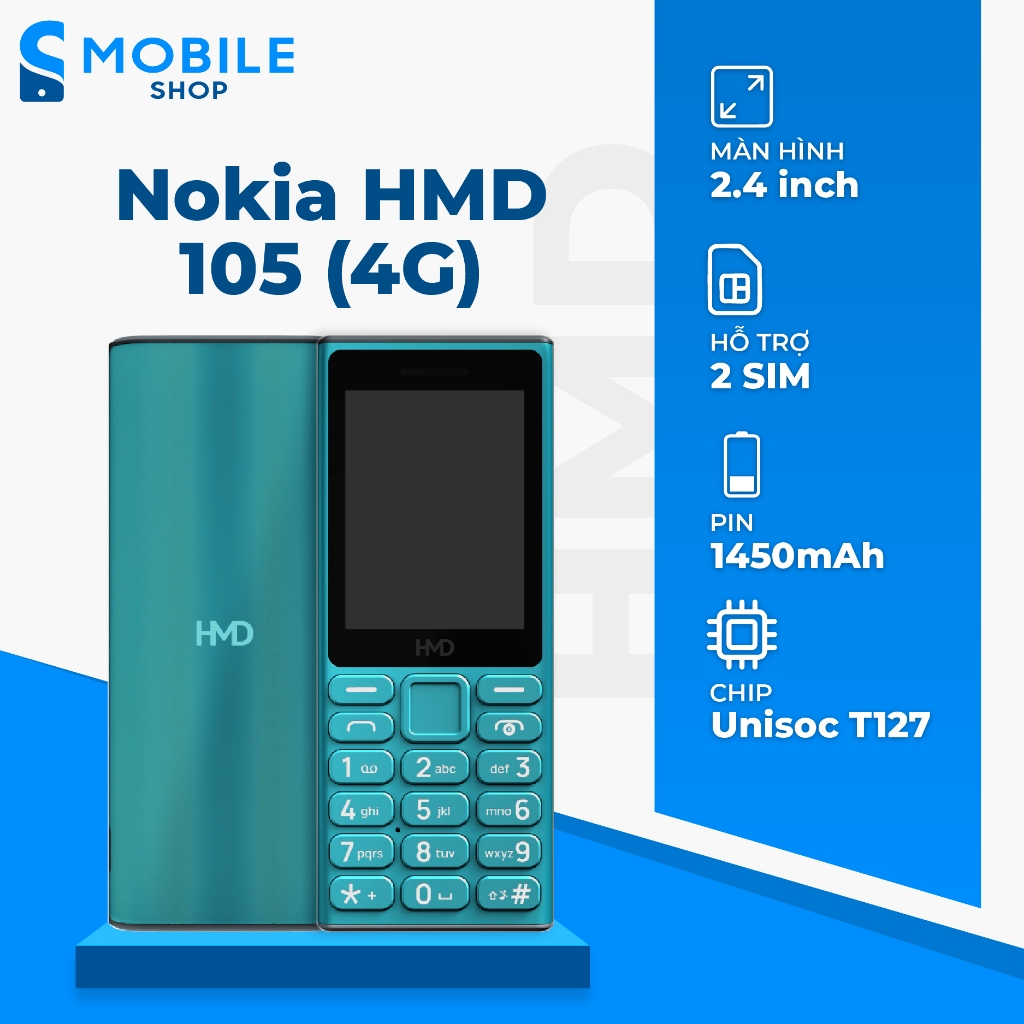 Điện thoại Nokia HMD 105 (4G) Chính Hãng