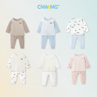 [CHAANG 6M-5Y] Bộ dài cúc vai tay phối Friend cho bé trai và bé gái