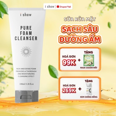 Sữa Rửa Mặt Sạch Sâu Dưỡng Ẩm I SHOW Pure Foam Cleanse Bọt Mịn Dịu Nhẹ Cho Da 100ml