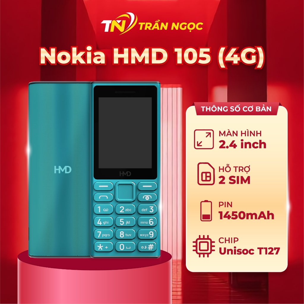 Điện thoại Nokia HMD 105 (4G) Chính Hãng