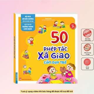 Sách - Bộ sách gối đầu giường của các bậc cha mẹ - 50 phép tắc xã giao cần dạy trẻ