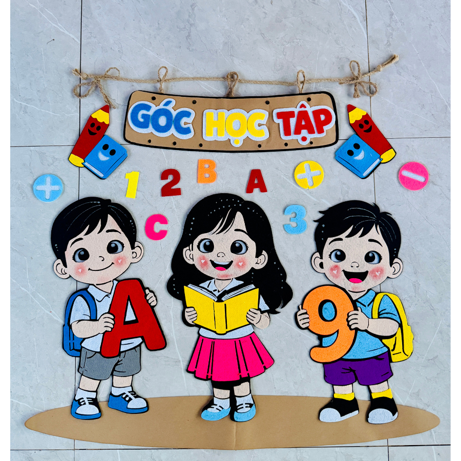 Tranh Góc Vải nỉ.  đồ dùng mầm non, Tranh góc Steam , Steam mầm non , Tranh góc, trang trí lớp học, 