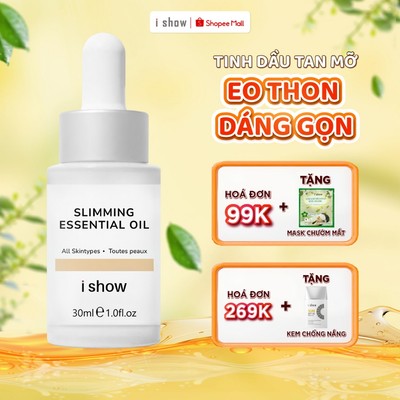Tinh Dầu Tan Mỡ Bụng I SHOW Detox Cơ Thể Giảm Nhỏ Vòng Eo - iShow Slimming Essential Oil 30ml