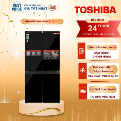 GR-RF611WI-PMV(22)-XK | Tủ lạnh Toshiba Inverter 474 lít Multi Door GR-RF611WI-PGV(22)-XK - Chính Hãng