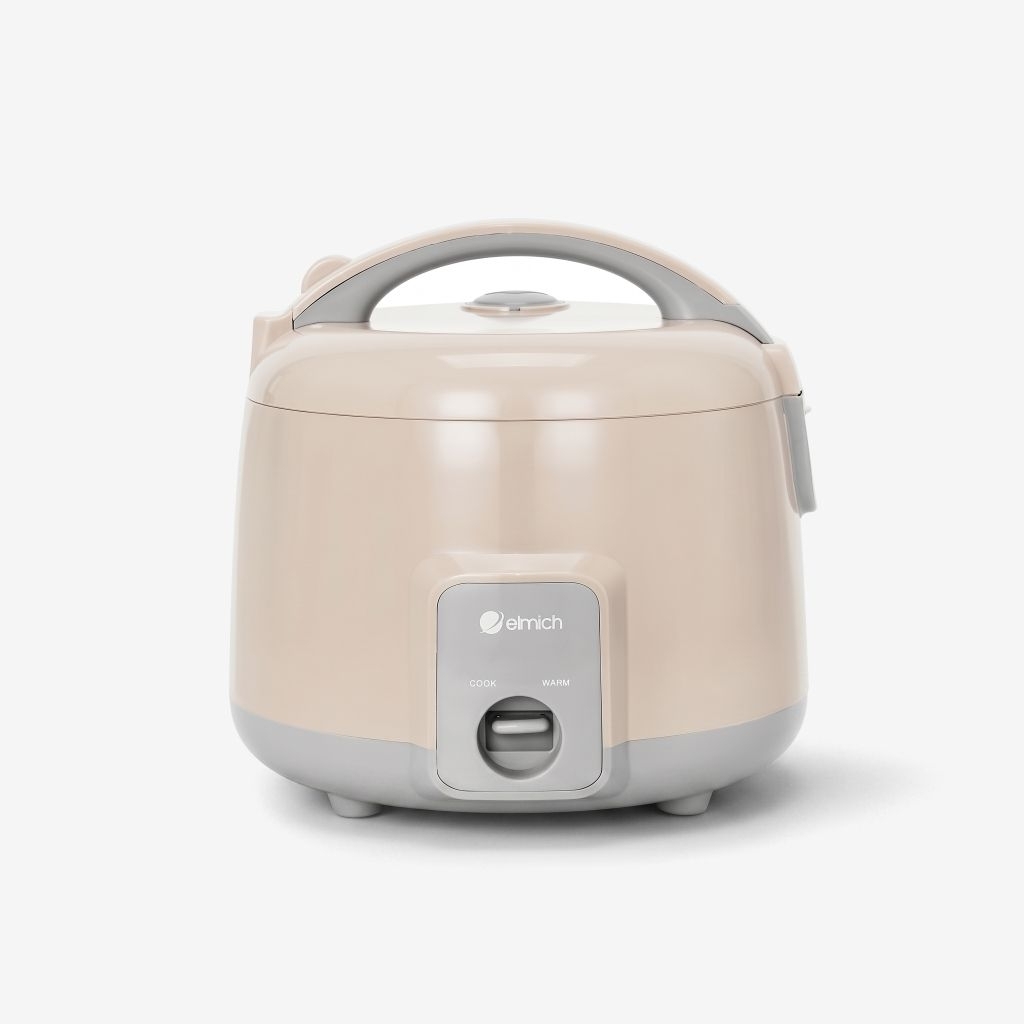 Nồi cơm điện Elmich 1.2L RCE9126AW Lòng nồi nhôm dày 1.2mm phủ chống dính BH 2 năm