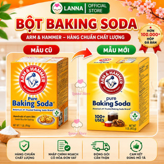 Bột Baking Soda USA Mỹ đa năng bột nở khử mùi diệt khuẩn tẩy rửa làm bánh