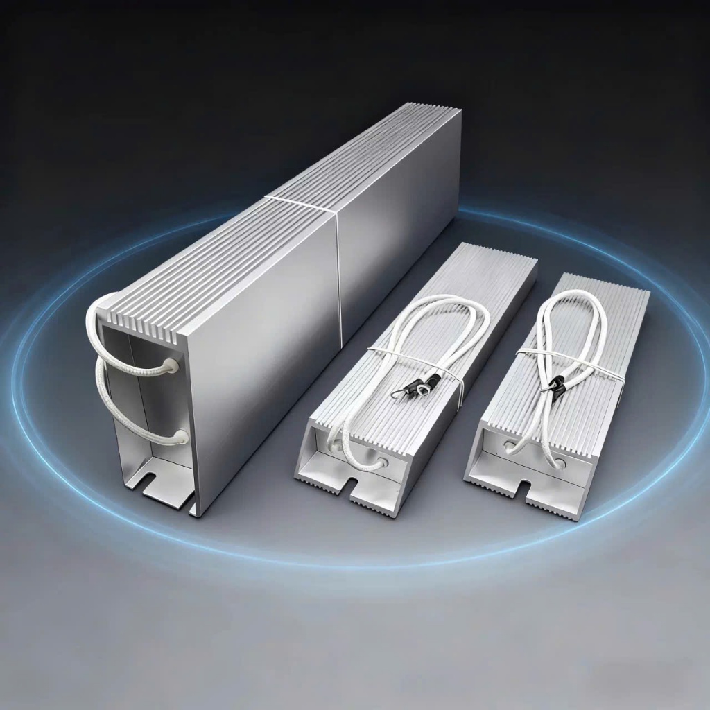 điện trở xả nhôm 300W-100ohm 150ohm 180ohm 220ôm điện trở hãm phanh biến tần, CNC thang máy có VAT