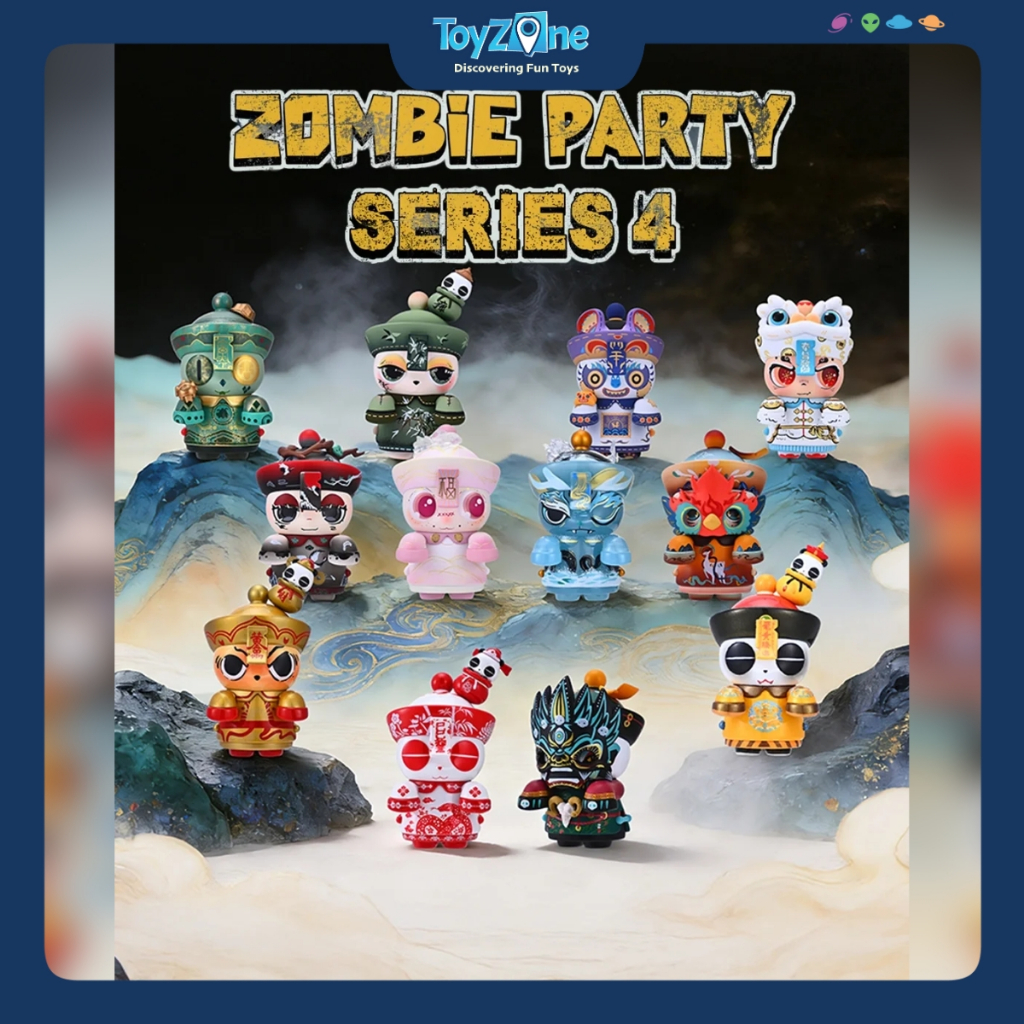 OPANDEE Mô hình đồ chơi Blind box OPanDee Zombie Party Series 4 ( Bữa Tiệc Zombie )