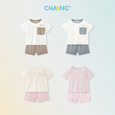 [CHAANG 6M-5Y] Bộ cộc túi ngực, túi tim Friend cho bé gái