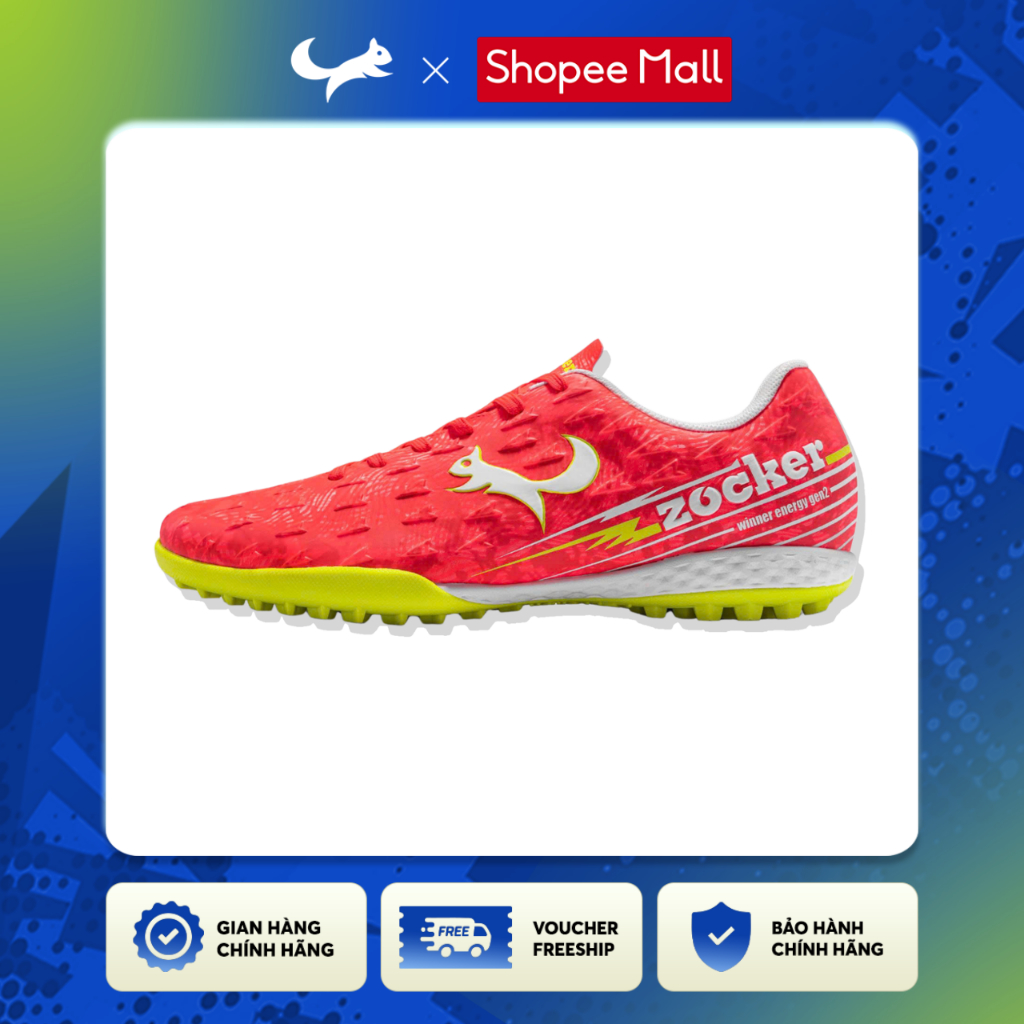 [Tăng 1 Size] Giày Đá Bóng Zocker Winner Energy 2, Form Ổn Định, Độ Bền Cao [Tặng 1 tất Zocker]