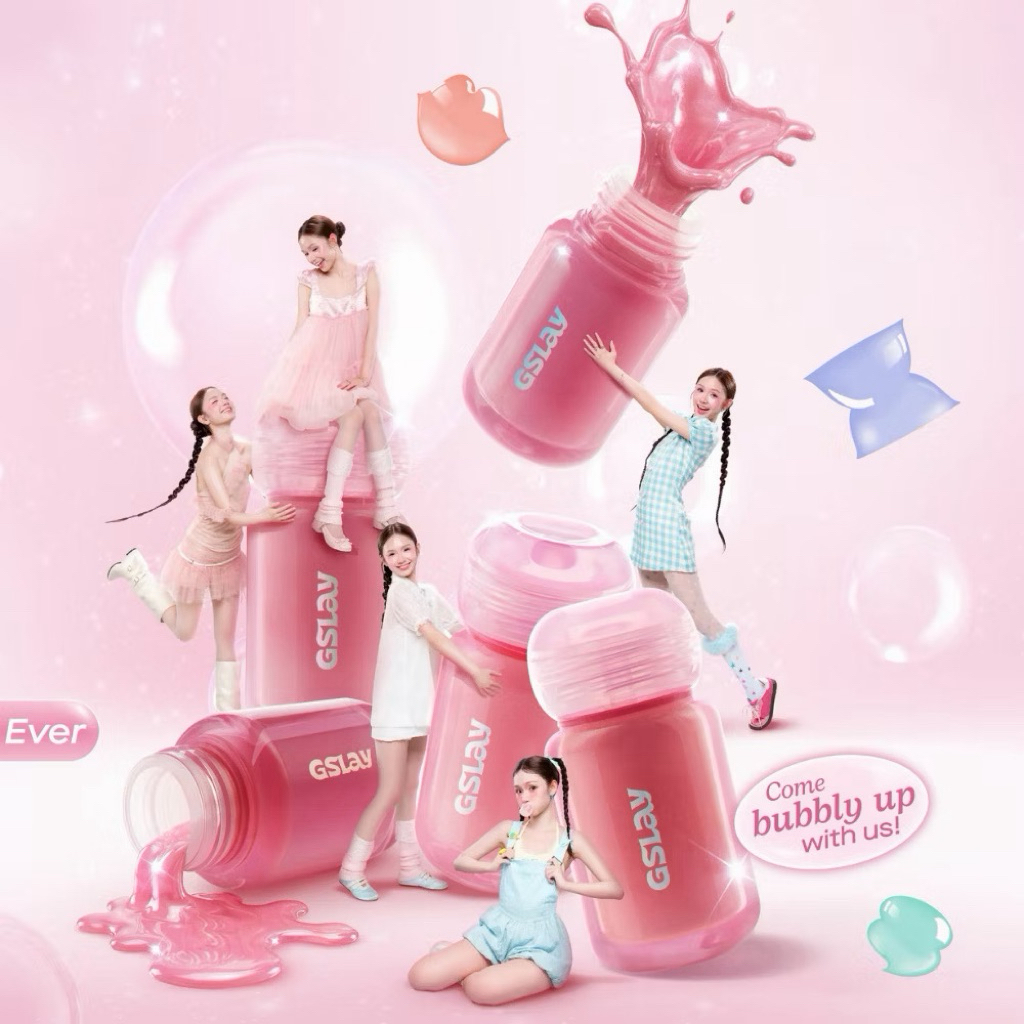 Má hồng kem dạng lỏng GSLAY Bubble Gleam Blush Serum căng bóng bắt sáng, mỏng nhẹ, lâu trôi thuần ch