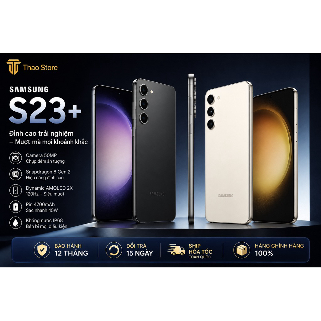 Samsung S23 Plus Đẹp 8/256G