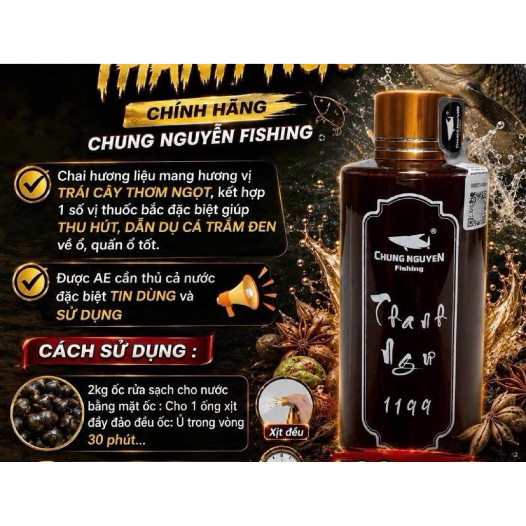 Thanh Ngư Chung Nguyễn Fishing chuyên Trắm Đen