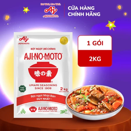 Bột ngọt Ajinomoto hat bé 2kg