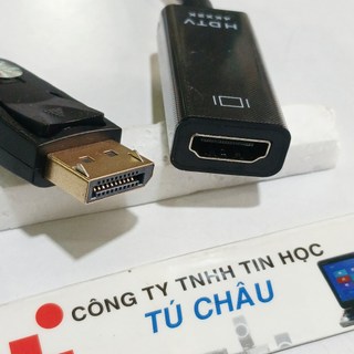 Cáp DisplayPort ra HDMI (DP to HDMI ) dài 20Cm / Loại Thường - Chính hãng