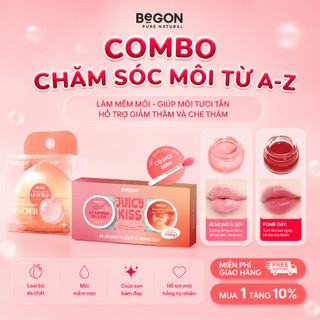 [A-Z] Combo Chăm Sóc Môi Từ A Đến Z, Hỗ Trợ Tẩy Da Chết, Dưỡng Ẩm, Cải Thiện Thâm & Hồng Môi | BeGON