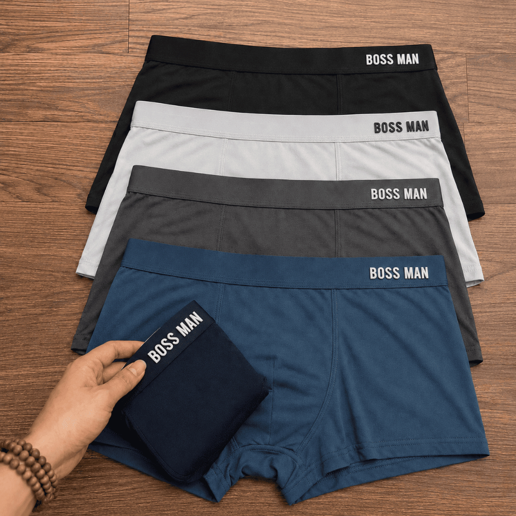 Quần Lót Nam COMBO 5 Chiếc boxer thun lạnh kháng khuẩn co giãn đàn hồi thế hệ mới BM1
