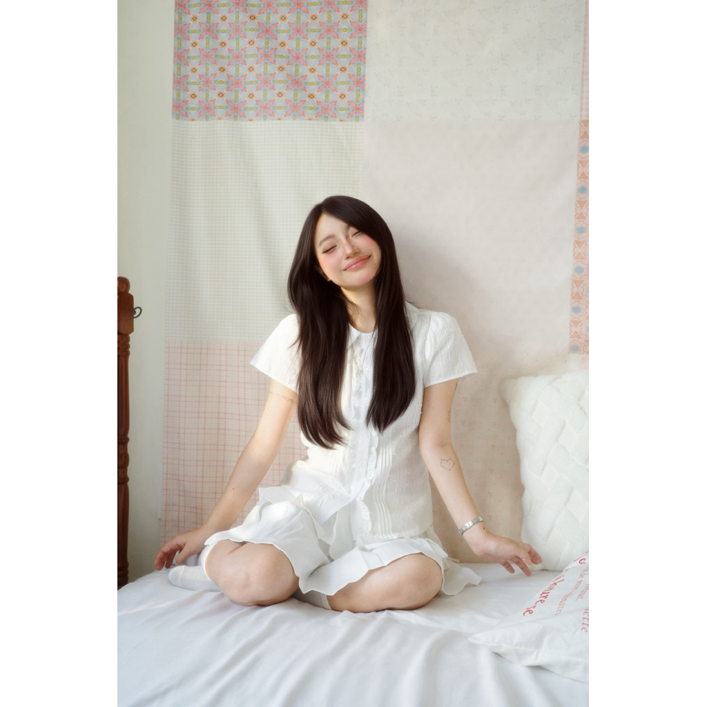Tracy Top 𝐄𝐢𝐠𝐡𝐭𝐞𝐞𝐧 𝐀𝐠𝐚𝐢𝐧ミ★ Áo sơ mi cách điệu thời trang nữ