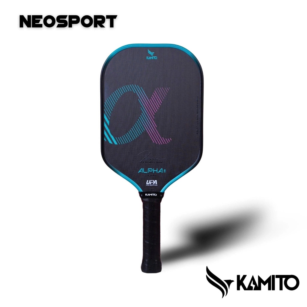 Vợt Pickleball Kamito Alpha 2 - Xanh Ngọc 16mm