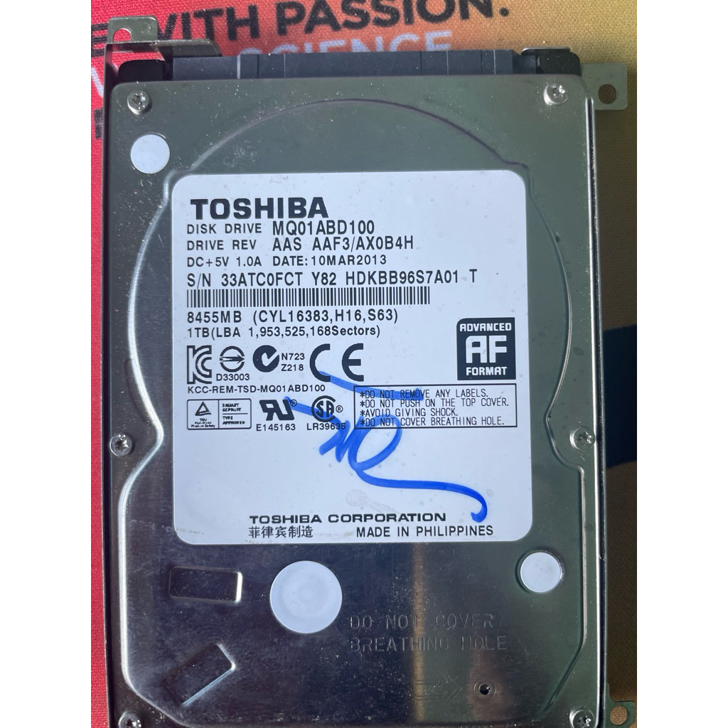 Ổ HDD Toshiba 1T, SK 100