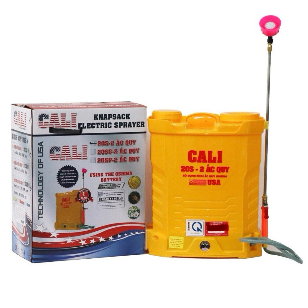 Bình xịt điện Cali ( Shop mới chưa nhiều lượt mua xin cứ yên tâm )