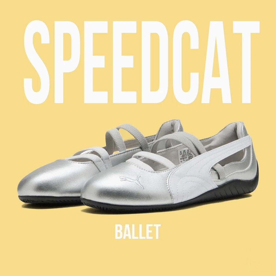 Giày Thể Thao Speedcat Ballet Silver White Màu Bạc Trắng