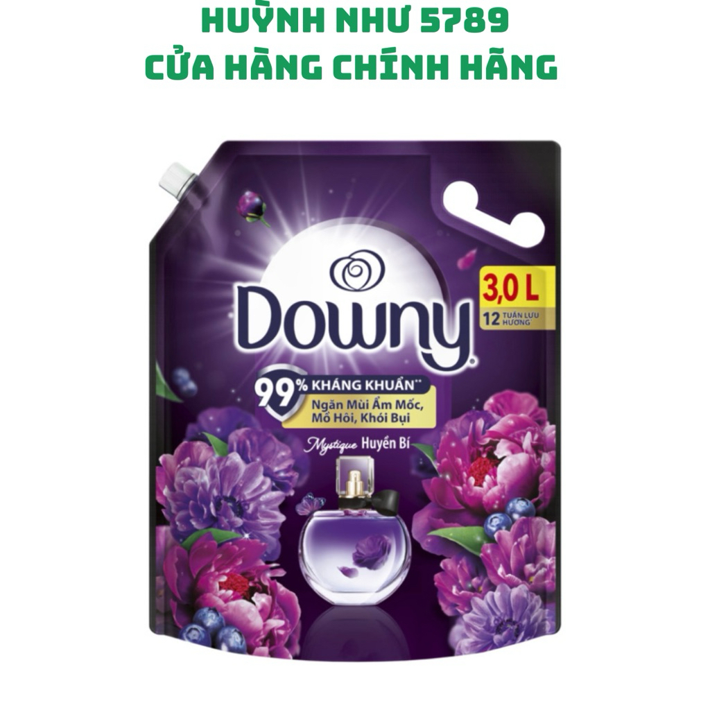 [HUỲNH_NHƯ 5789]<Dung tích 3000ml>Nước xả vải Downy hương nước hoa huyền bí