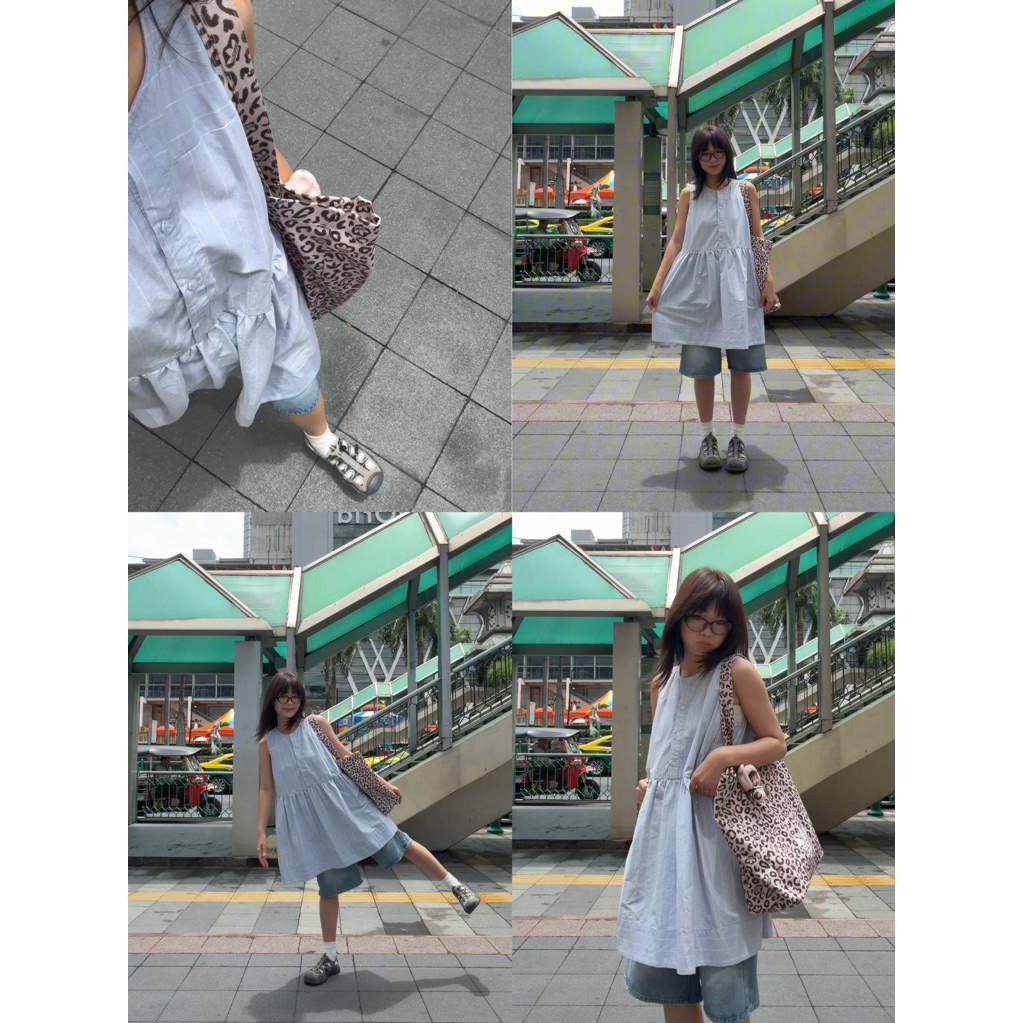 Cloudy Dress 𝐄𝐢𝐠𝐡𝐭𝐞𝐞𝐧 𝐀𝐠𝐚𝐢𝐧ミ★ Đầm babydoll sát nách thời trang nữ