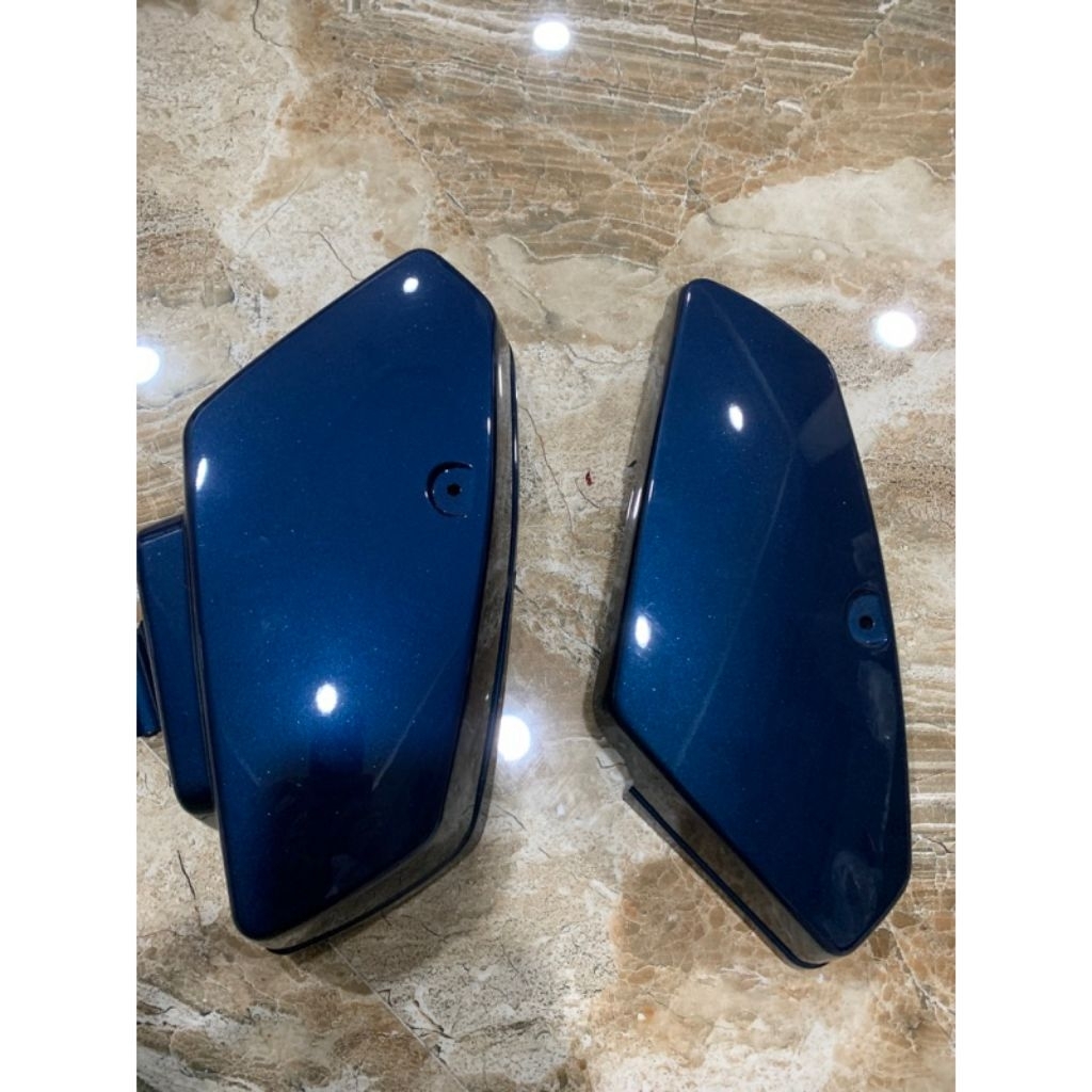 Đôi cốp xe cub  82 màu xanh tím hàng cao cấp